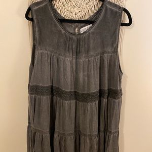 Dark grey tank top